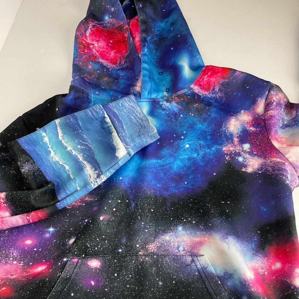 FunnyCoKid Galaxy Celestial Hoodie Pullover